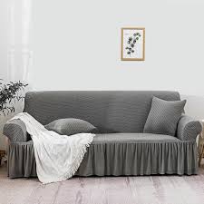 Turkish Style Mesh Sofa Cover Grey | Sleek & Breathable | Couch Cover | Direct from Ichra Lahore