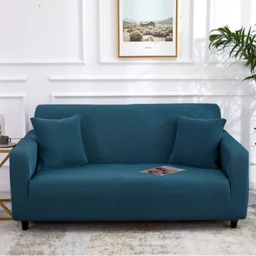 Jersey Sofa Cover Zinc | Soft & Stretchable | Couch Cover | Direct from Ichra Lahore