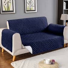 Navy Blue Ultrasonic Quilted Sofa Covers | Luxurious & Durable | Couch Cover | Direct from Ichra Lahore